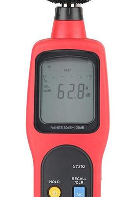 UNI-T ψηφιακό ντεσιμπελόμετρο UT352, 30-130dB