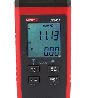 UNI-T ψηφιακό μανόμετρο UT366A, ανεξάρτητη μέτρηση PI/P2