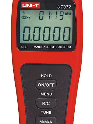 UNI-T ταχόμετρο UT372, με οθόνη LCD, USB
