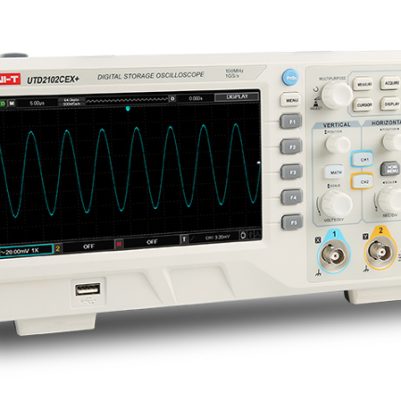 UNI-T ψηφιακός παλμογράφος πάγκου UTD2102CEX+, 2 καναλιών, 100MHz