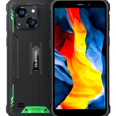 OUKITEL smartphone WP32, 6", 4/128GB, 6300mAh, IP68/IP69K/MIL-STD-810H, πράσινο
