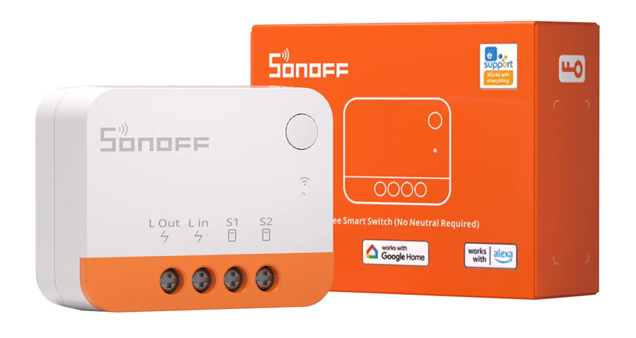 SONOFF smart διακόπτης ZBMINI-L2, 1-gang, ZigBee 3.0, λευκός - Image 3