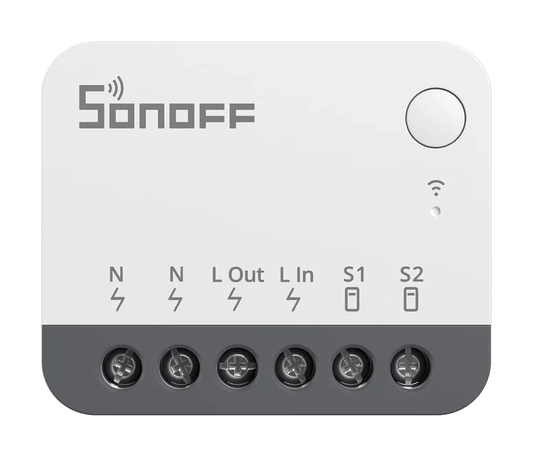 SONOFF smart διακόπτης ZBMINIR2, 1 κανάλι, ZigBee 3.0, 10A, λευκός