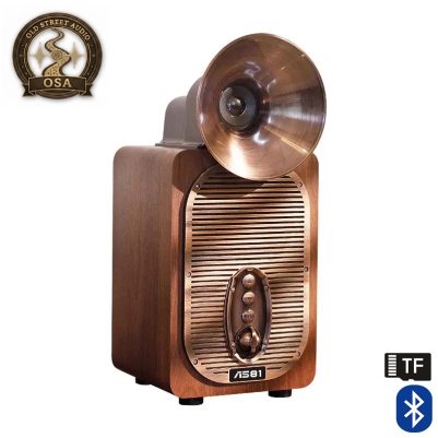 Old Street Audio Ασύρματο Ηχείο Retro Ξύλινο (30W/Μπαταρία 4000mAh/Bluetooth 5.4/USB/TF/FM Radiο/TWS)