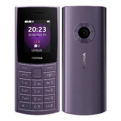 ΚΙΝΗΤΟ ΜΕ ΠΛΗΚΤΡΑ NOKIA 110 (2024) 4G 2.0in DUAL SIM (TA-1661) 64MB/128MB PURPLE GR