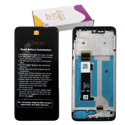 MOTOROLA MOTO G34 ΟΘΟΝΗ IPS + TOUCH SCREEN + LENS + FRAME HF-5D68C23723 BLACK HYPER-FIX SERVICE PACK