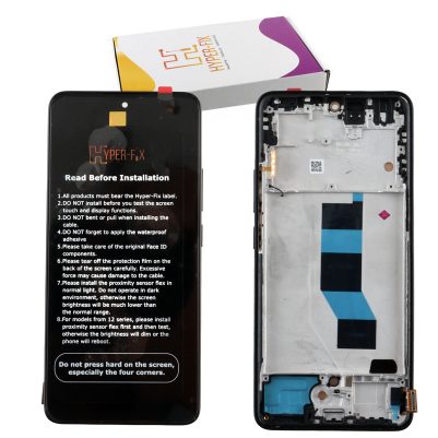 XIAOMI POCO M7 PRO 5G ΟΘΟΝΗ TFT + TOUCH SCREEN + LENS + FRAME HF-5600140O17P00 BLACK HYPER-FIX SERVICE PACK