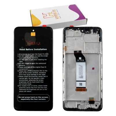 XIAOMI REDMI NOTE 10 5G/POCO M3 PRO 5G/A7 PRO ΟΘΟΝΗ TFT + TOUCH SCREEN + LENS + FRAME HF-5600020K1900 BLACK HYPER-FIX SERVICE