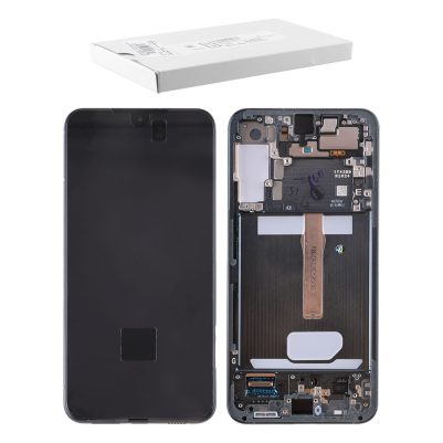 SAMSUNG S22 PLUS 5G S906 ΟΘΟΝΗ AMOLED 2X + TOUCH SCREEN + LENS + FRAME GH82-27500C GREEN ORIGINAL SERVICE PACK