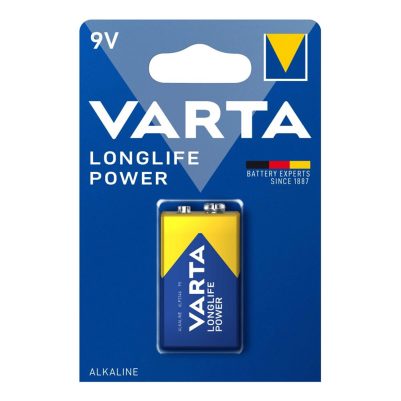 VARTA ΜΠΑΤΑΡΙΕΣ ΑΛΚΑΛΙΚΕΣ 9V 6LR61/6LF22 ALKALINE LONGLIFE POWER 1/BLISTER