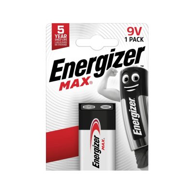 ENERGIZER MAX ΜΠΑΤΑΡΙΕΣ ΑΛΚΑΛΙΚΕΣ 9V 6LR61/6LF22 ALKALINE MAX 1/BLISTER
