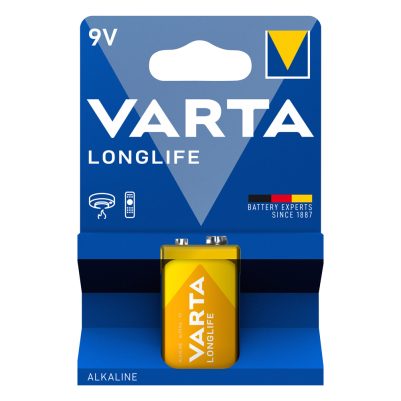 VARTA ΜΠΑΤΑΡΙΕΣ ΑΛΚΑΛΙΚΕΣ 9V 6LR61/6LF22 ALKALINE LONGLIFE 1/BLISTER