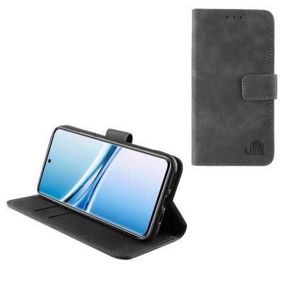 LIME ESSENTIAL ΘΗΚΗ XIAOMI REDMI NOTE 15 5G/XIAOMI POCO M8 5G 6.77in MAGNET BOOK STAND CLIP GREY