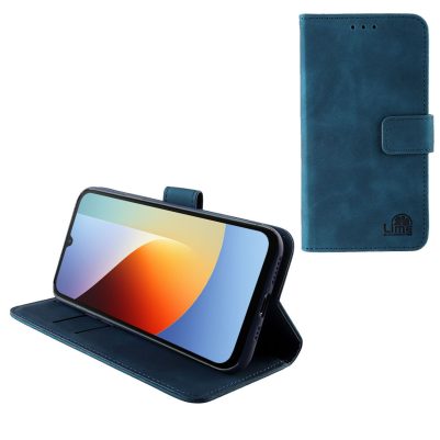 LIME ESSENTIAL ΘΗΚΗ XIAOMI REDMI A7 PRO/POCO C81 PRO 4G 4G 6.9in MAGNET BOOK STAND CLIP DARK BLUE