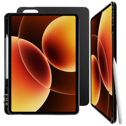 VOLTE-TEL MATTE SILICON ΘΗΚΗ XIAOMI PAD 8 11.2in ΜΕ ΥΠΟΔΟΧΗ ΓΙΑ ΠΕΝΑΚΙ ΓΡΑΦΗΣ CAMERA GUARD BLACK