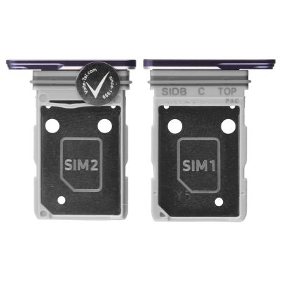 SAMSUNG S26 5G S942 DUAL SIM CARD HOLDER VIOLET GH98-50751C ORIGINAL SERVICE PACK