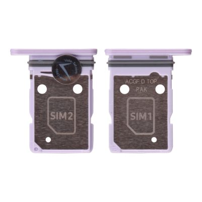 SAMSUNG A37 5G A376 DUAL SIM CARD HOLDER LAVENDER GH98-50810D ORIGINAL SERVICE PACK