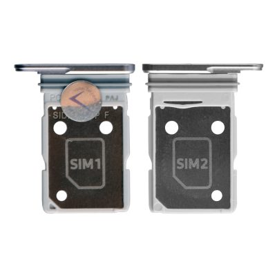 SAMSUNG S26 ULTRA 5G S948 DUAL SIM CARD HOLDER SILVER GH98-50690F ORIGINAL SERVICE PACK