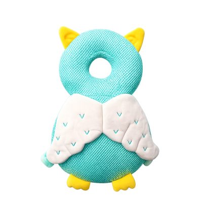 Giggles and Co. Προστατευτικό Μαξιλάρι Κεφαλιού Μωρού "Green Owl" Mesh (5 έως 48 μηνών)