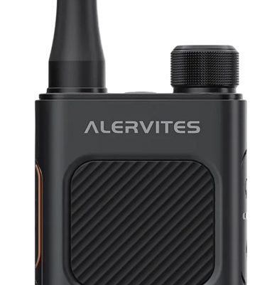 ALERVITES ασύρματος πομποδέκτης AT2, 2W, UHF 400-480MHz, Bluetooth, γκρι