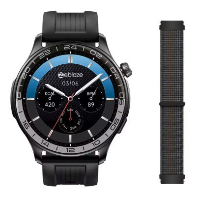 ZEBLAZE smartwatch Btalk 4 Pro, heart rate, 1.43" AMOLED, μαύρο