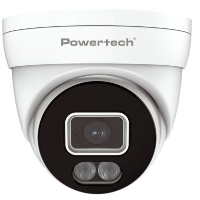 POWERTECH υβριδική κάμερα CCTV PT-1584 με μικρόφωνο & Full Color λειτουργία, 5MP, 2.8mm, IP67