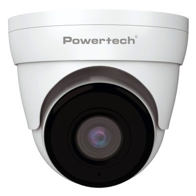 POWERTECH υβριδική κάμερα CCTV PT-1587 με μικρόφωνο & υπέρυθρα, 5MP, 2.8mm, IP66