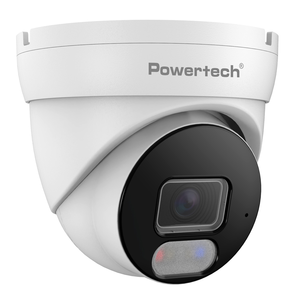 POWERTECH IP κάμερα PT-1591 με μικρόφωνο & Full Color λειτουργία, 4MP, 2.8mm, PoE, IP67 - Image 2