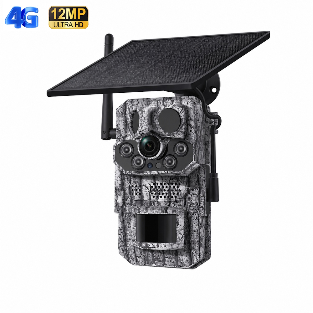 Sectec ST-HC808 Κάμερα 12MP Version με Live Video, GPS και Ηλιακό Πάνελ για Αγρότες και Μελισσοκόμους (IP66)