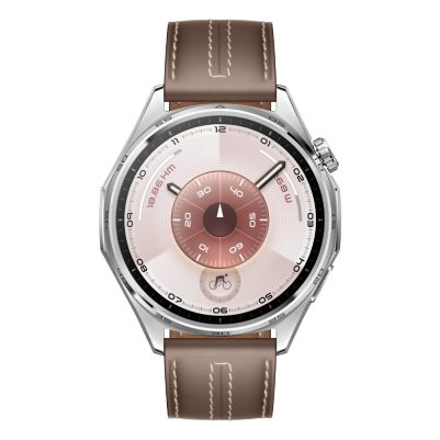 SMART WATCH HUAWEI GT 6 46MM 1.47in 55020FTW ΑΔΙΑΒΡΟΧΟ (GREY LEATHER STRAP) GR