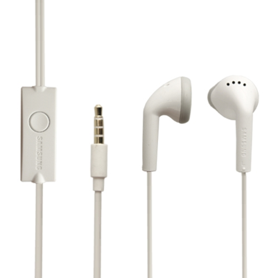HANDS FREE STEREO SAMSUNG EHS61ASFWE S5300 3.5mm jack WHITE BULK OR