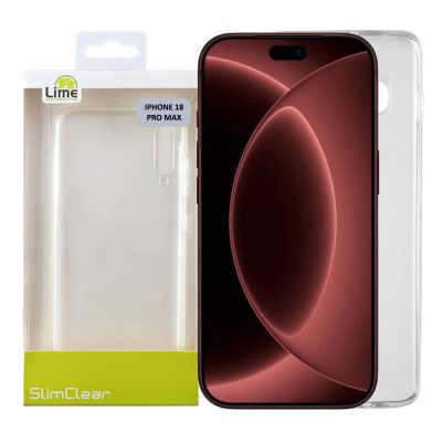 LIME SLIMCLEAR TPU ΘΗΚΗ IPHONE 18 PRO MAX 6.9in CAMERA GUARD ΔΙΑΦΑΝΗ