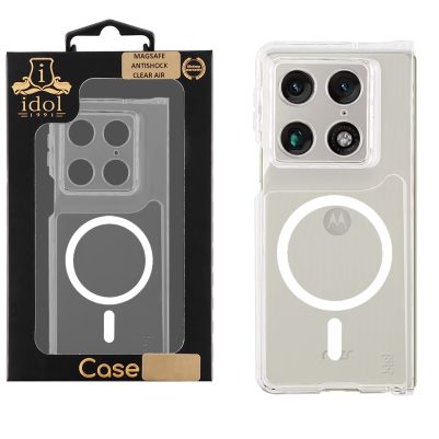 IDOL 1991 SUPER MAGSAFE ΘΗΚΗ MOTOROLA RAZR FOLD 5G XT2651 8.1in ANTISHOCK CLEAR AIR BACK COVER TPU COVER CAMERA GUARD ΔΙΑΦΑΝΗ