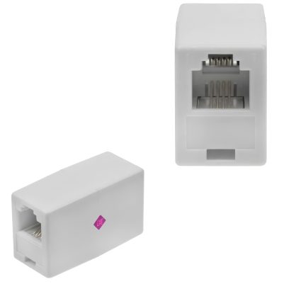 HYPER-FIX ΜΟΥΦΑ ΤΗΛΕΦΩΝΟΥ RJ11 ΑΠΟ 1 RJ11 ΣΕ 1 RJ11 ΑΣΠΡΟ