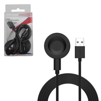 VOLTE-TEL ΑΣΥΡΜΑΤΟΣ ΦΟΡΤΙΣΤΗΣ ΜΕ ΚΑΛΩΔΙΟ USB-A ΓΙΑ HUAWEI WATCH FIT 4 PRO VT855 1m BLACK