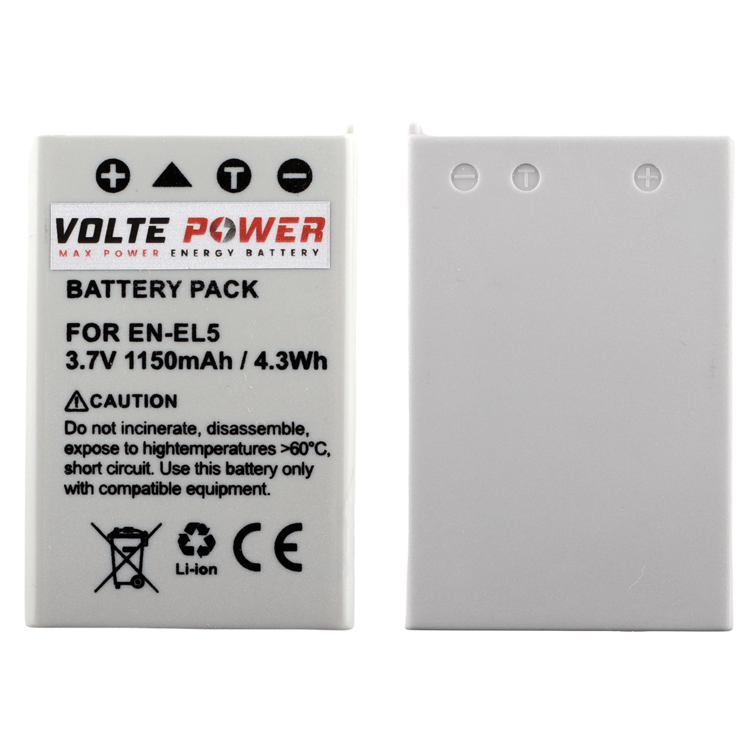 ΜΠΑΤΑΡΙΑ ΚΑΜΕΡΑΣ ΓΙΑ NIKON EN-EL5 3.7V 1150mAh/4.3Wh Li-ion