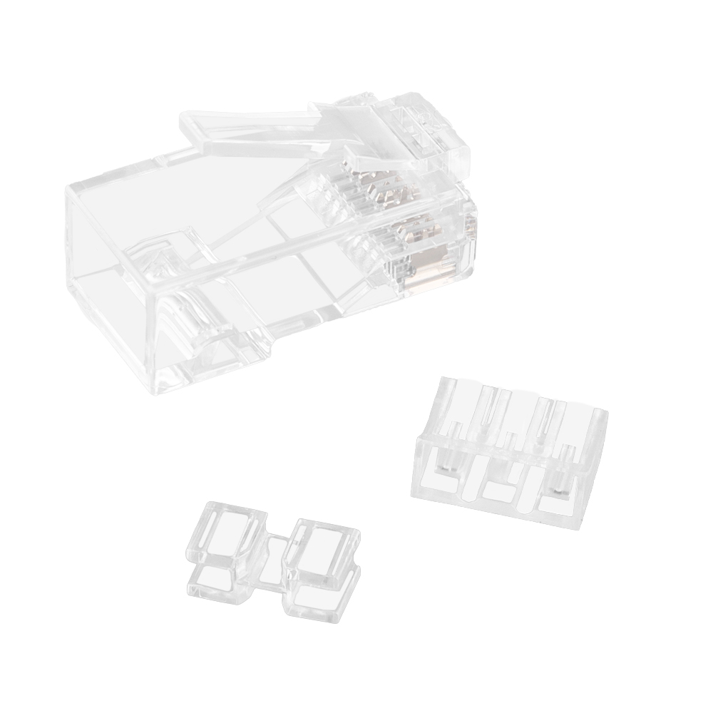 VOLTE-TEL ΦΙΣ ΤΗΛΕΦΩΝΙΚΗΣ ΓΡΑΜΜΗΣ / ΔΙΚΤΥΟΥ RJ45 8P8C UTP CAT C6A MALE 6+2 PIN ΓΙΑ ΣΤΡΟΓΓΥΛΑ ΚΑΛΩΔΙΑ