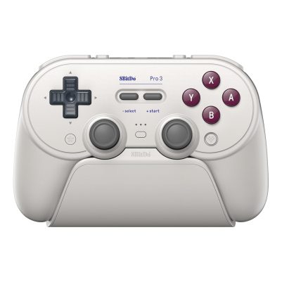 8BitDo Pro 3 Bluetooth Gamepad με Charging Dock (2.4G/BT/USB) για Switch(1&2)/Windows/Android/Apple/SteamOS – G Classic