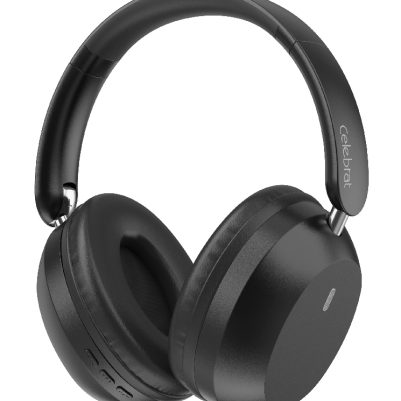 CELEBRAT headphones A43, ασύρματα & ενσύρματα, 40mm, 300mAh, μαύρα