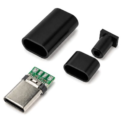 POWERTECH βύσμα USB-C CAB-UC105, 480Mbps, μαύρο
