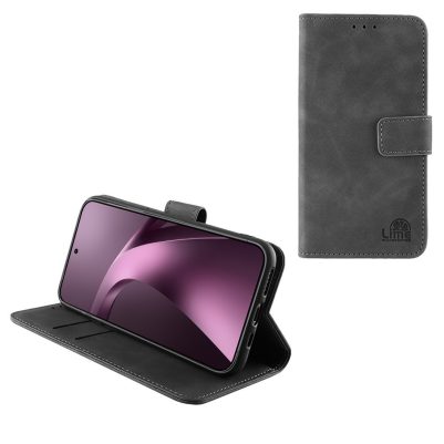 LIME ESSENTIAL ΘΗΚΗ XIAOMI 17T PRO 5G 6.83in MAGNET BOOK STAND CLIP GREY