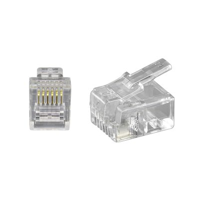 HYPER-FIX ΦΙΣ ΤΗΛΕΦΩΝΙΚΗΣ ΓΡΑΜΜΗΣ RJ11 6P6C CONNECTOR 6 PINS 10 ΤΕΜ