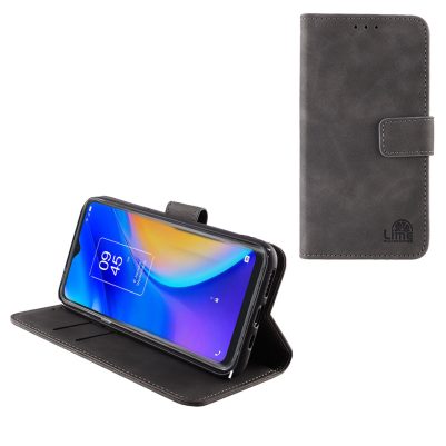 LIME ESSENTIAL ΘΗΚΗ TCL 20 SE T671 6.82in MAGNET BOOK STAND CLIP GREY