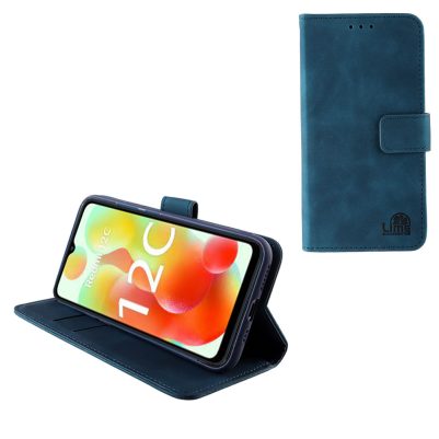 LIME ESSENTIAL ΘΗΚΗ XIAOMI REDMI 12C 6.71in MAGNET BOOK STAND CLIP DARK BLUE