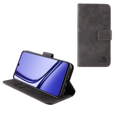 LIME ESSENTIAL ΘΗΚΗ REALME NOTE 50 6.74in MAGNET BOOK STAND CLIP GREY