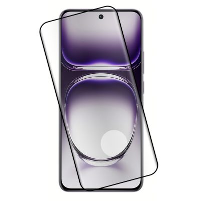 IDOL 1991 GLAMOUR TEMPERED GLASS OPPO RENO12 PRO 5G CPH2629 6.7in 9H 0.30mm FULL COVER 3D EDGE GLUE FINGER UNLOCK BLACK
