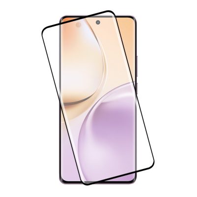 IDOL 1991 GLAMOUR TEMPERED GLASS REALME 14 PRO 6.77in 9H 0.30mm FULL COVER 3D EDGE GLUE FINGER UNLOCK BLACK