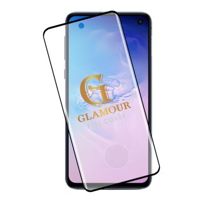 IDOL 1991 GLAMOUR TEMPERED GLASS SAMSUNG S10e G970 5.8 9H 0.30mm FULL COVER 3D EDGE GLUE BLACK
