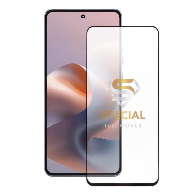 IDOL 1991 SPECIAL TEMPERED GLASS MOTOROLA MOTO G86/G86 POWER 6.67in 9H 0.30mm FULL COVER FINGER UNLOCK FULL GLUE BLACK
