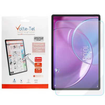 VOLTE-TEL TEMPERED GLASS LENOVO IDEA TAB PRO GEN 2 TB390FU 13.0in 9H 0.30mm 2.5D FULL GLUE